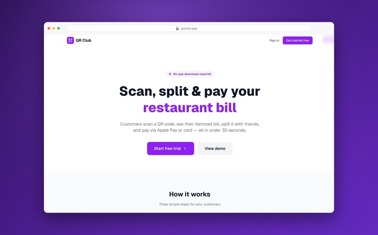QR Pay — payment infrastructure